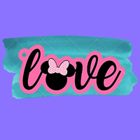 Minnie Love Keychain