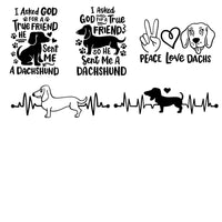Dachshund Decals