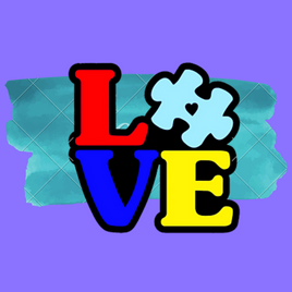 Love Autistic Keychain