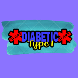 Diabetic Type 1 Keychain