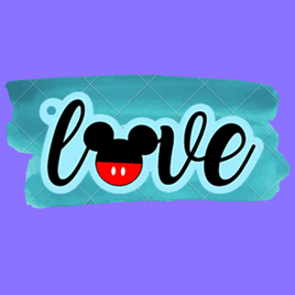 Mickey Love Keychain