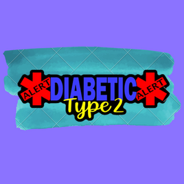 Diabetic Type 2 Keychain